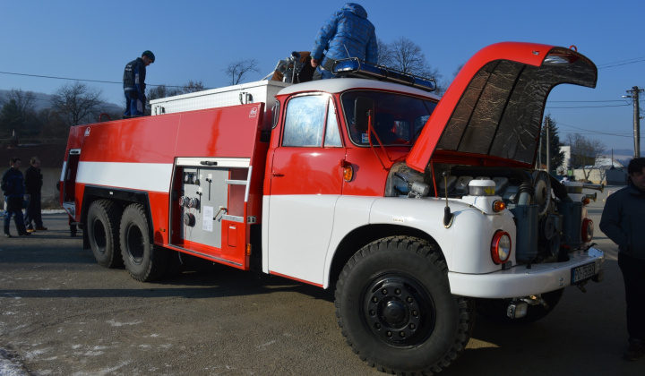 Renovácia hasičského auta Tatra T138