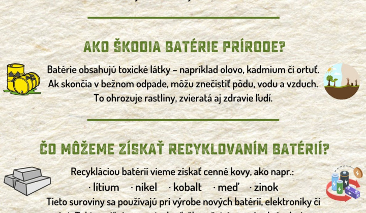 1. fotografia fotogalérie Aktuality / Ako správne triediť batérie? - foto