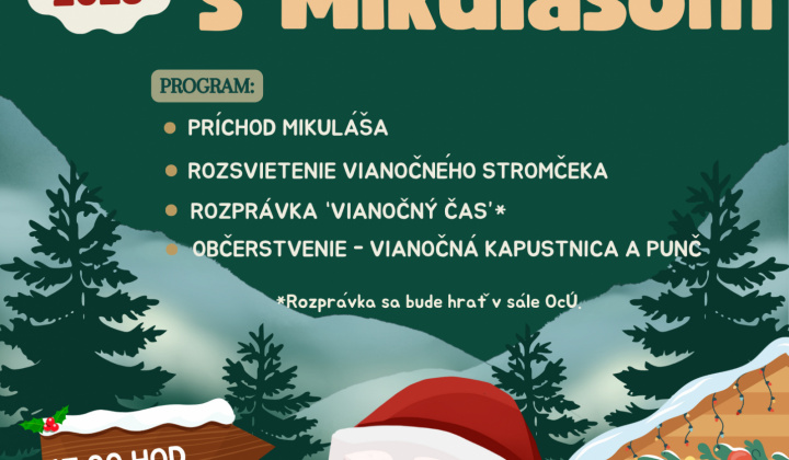 1. fotografia fotogalérie Aktuality / Pozvánka na stretnutie s Mikulášom v našej obci - foto