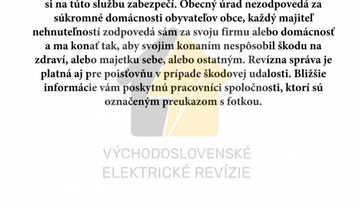 1. fotografia fotogalérie Aktuality / Zisťovanie záujmu o vykonanie revízneho a servisného auditu - foto