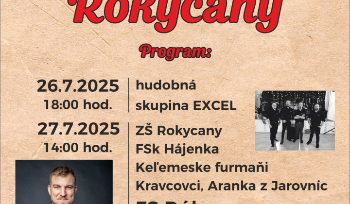 1. fotografia fotogalérie Aktuality / Pozvánka na oslavu 730. výročia 1. písomnej zmienky obce Rokycany - foto