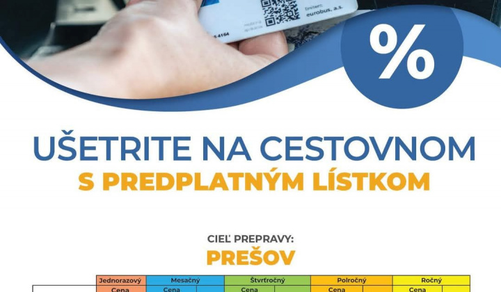 1. fotografia fotogalérie Aktuality / Možnosť zakúpenia predplatných cestovných lístkov SAD - foto