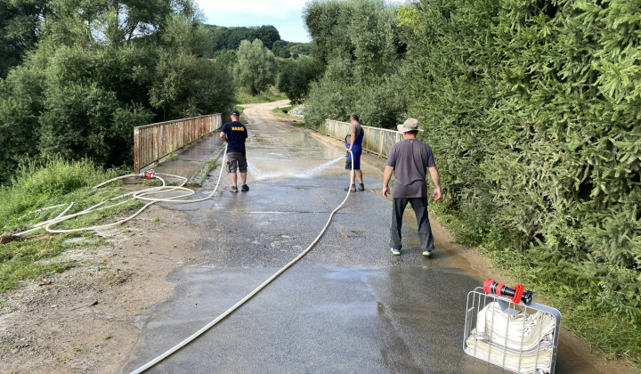 Aktuality / Čistenie mosta