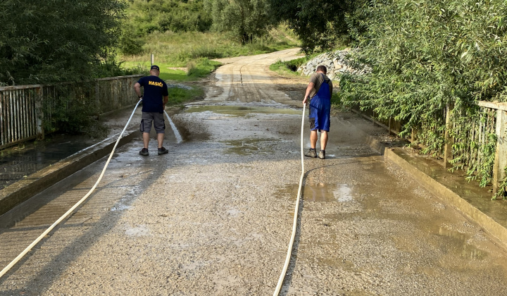 Aktuality / Čistenie mosta