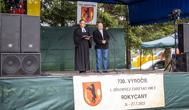 Oslavy 730. výročie 1. písomnej zmienky obce Rokycany