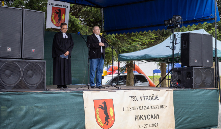 Oslavy 730. výročie 1. písomnej zmienky obce Rokycany