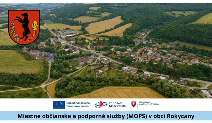 Fotka - Úspešný projekt: V obci Rokycany pokračujú Miestne občianske a podporné služby (MOPS)