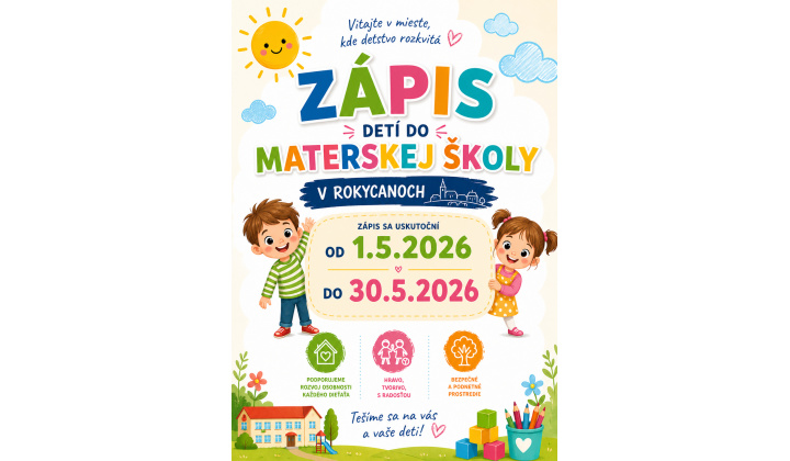 Fotka - Zápis detí do materskej školy