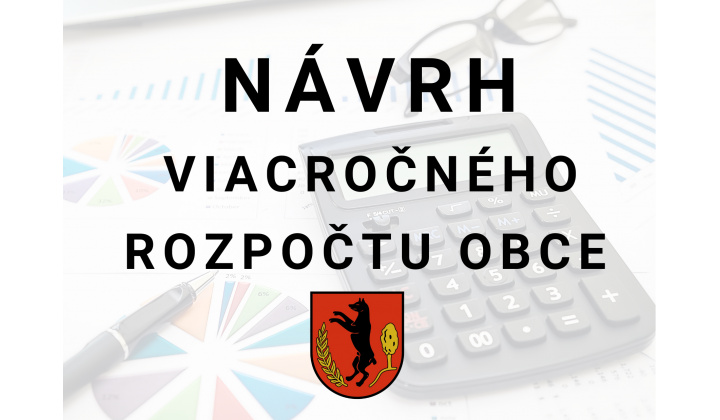 Návrh viacročnéhorozpočtu obce Rokycany na roky 2026 - 2028