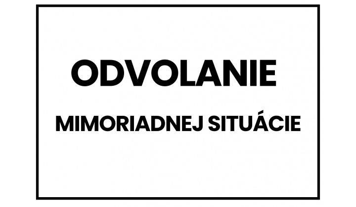 Odvolanie mimoriadnej situácie - vysoko nákazlivého vírusu slintačky a krívačky