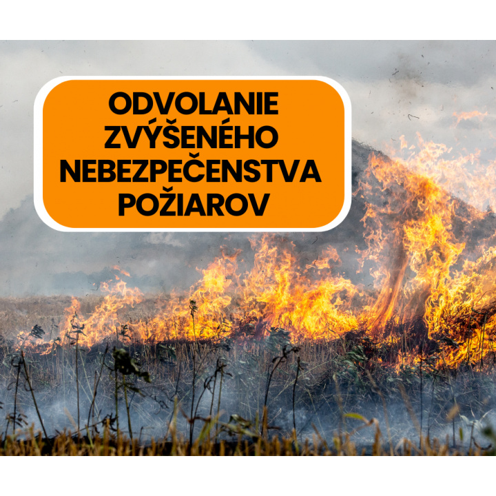 Menšia fotka pre článok Odvolanie času zvýšeného nebezpečenstva vzniku požiaru na lesných pozemkoch