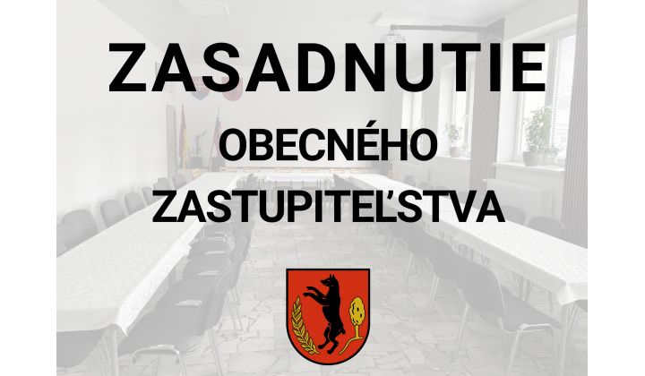 Fotka pre článok Pozvánka na XIX. zasadnutie Obecného zastupiteľstva dňa 20.03.2026